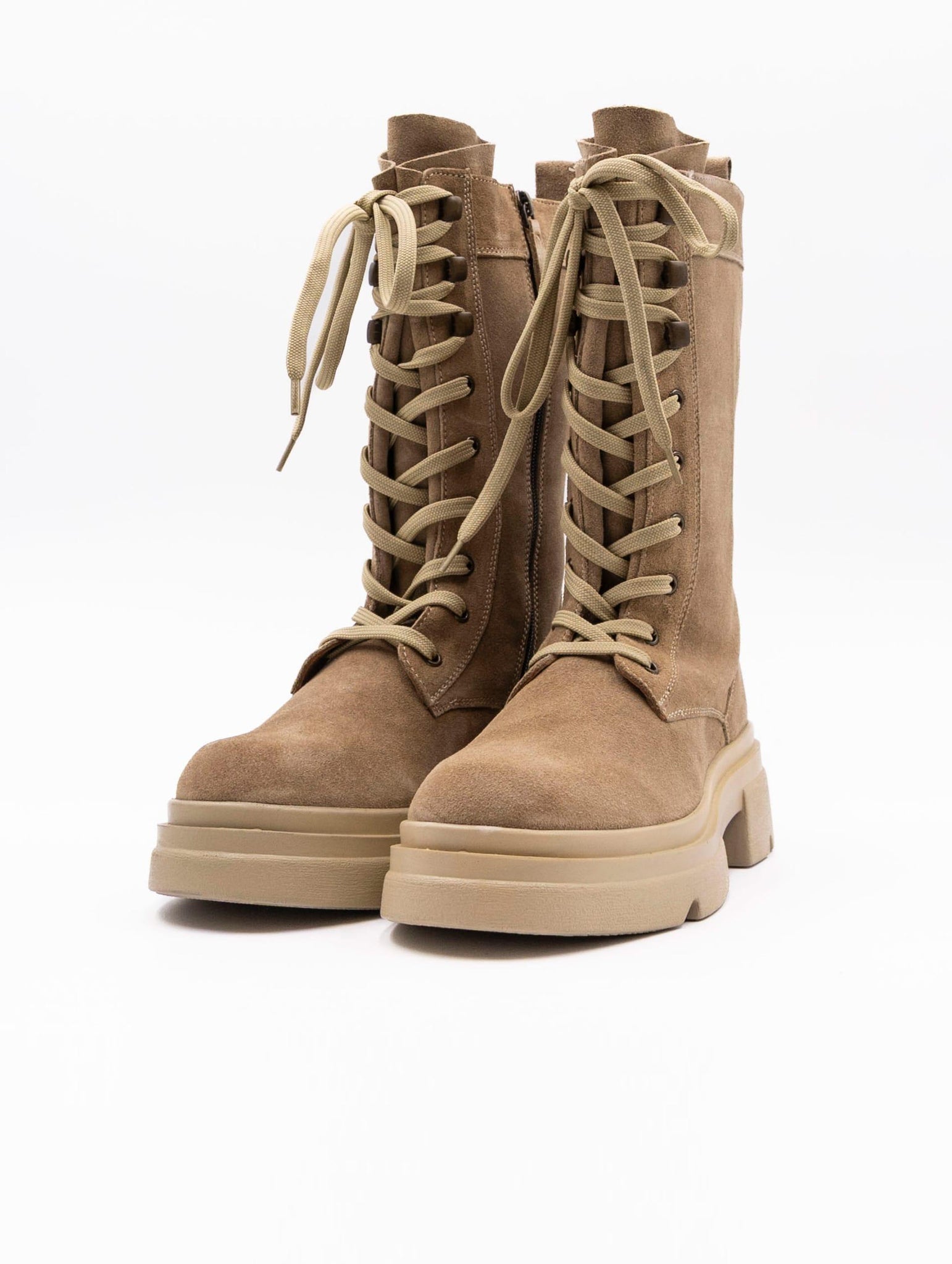 Anfibio Hero Emanuelle Vee in Suede Beige 452M-809-12-ZQBEIGE Emanuelle Vee