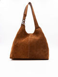 C-Easy Coccinelle Tasche aus cognacfarbenem Wildleder