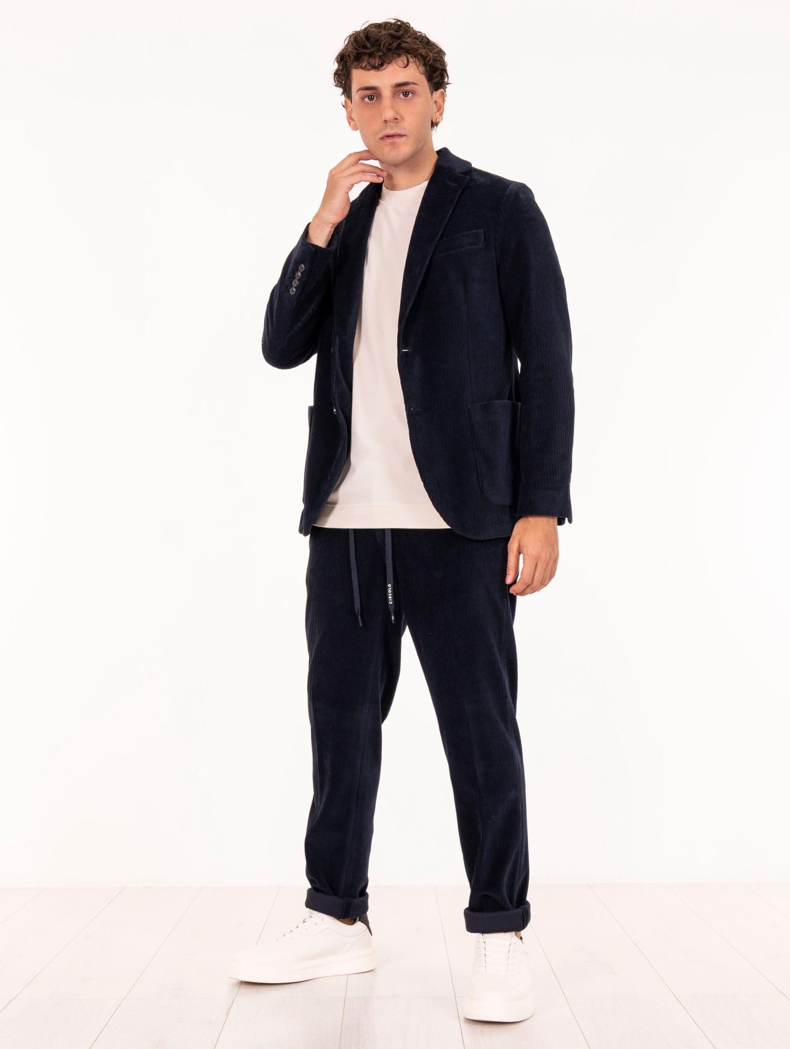 Giacca Circolo 1901 in Velluto a Coste Navy CN4961G0007 Circolo 1901