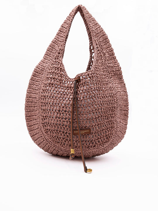 Borsa Nefeli Gianni Chiarini in Paglia Blush