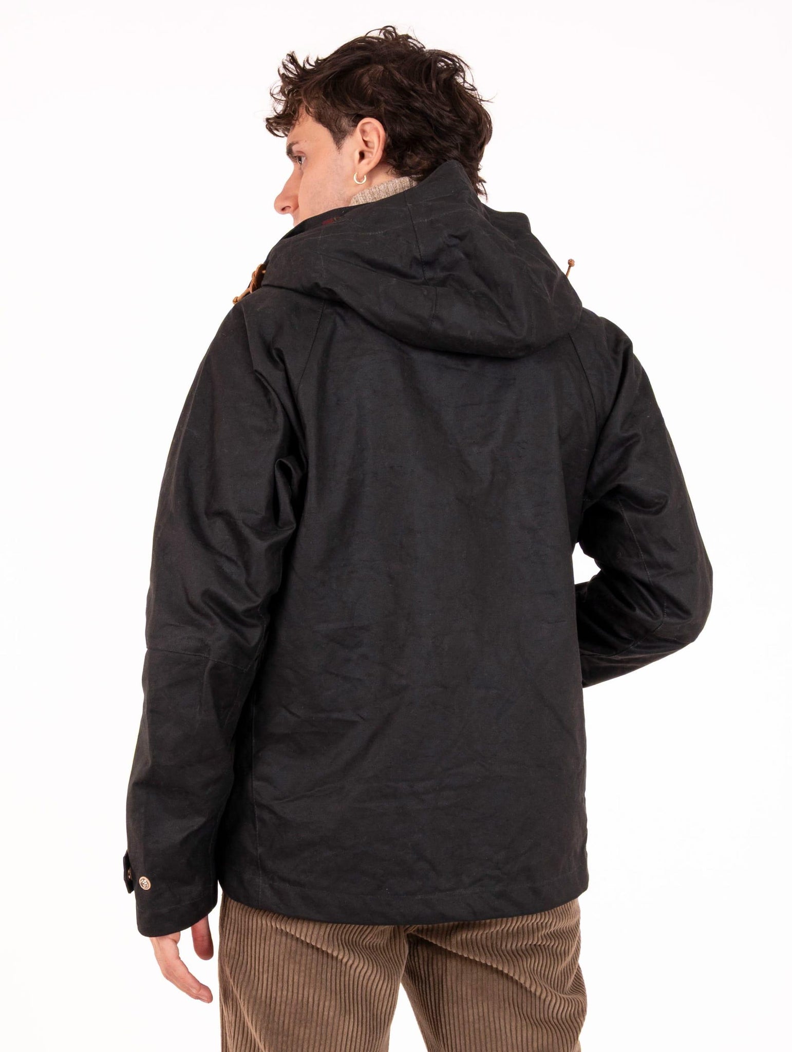 Giubbotto Manifattura Ceccarelli in Cotone Idrorepellente Nero W7085-WXBLACK Manifattura Ceccarelli