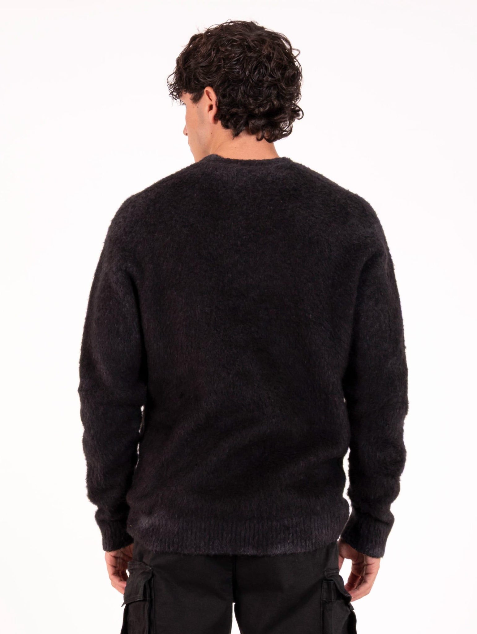 Maglia Roberto Collina in Misto Cotone Nero e Bianco 253M52001M5221 Roberto Collina