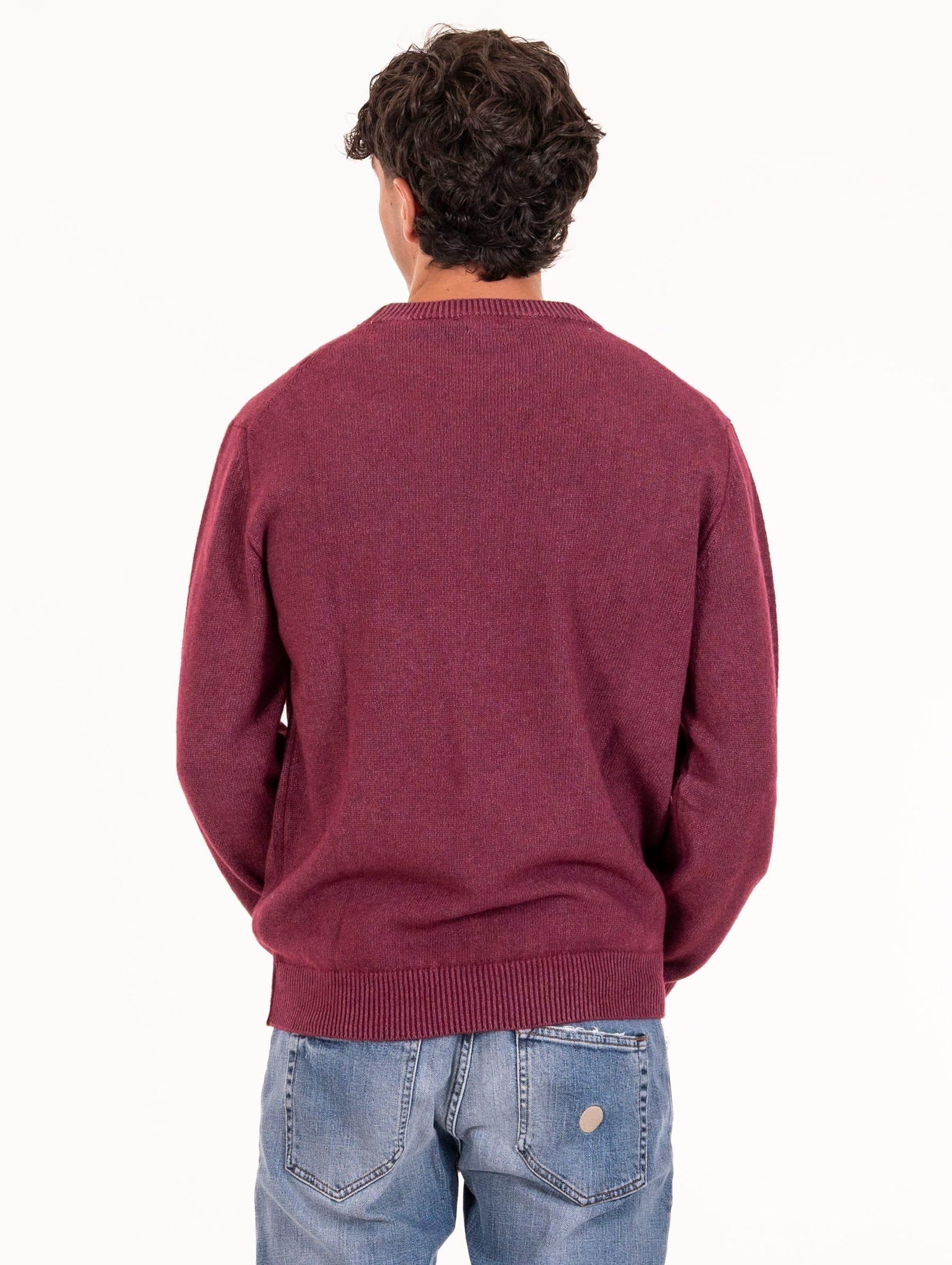 Maglia Girocollo Daniele Fiesoli in Eco Cashmere Vinaccia 338053 Daniele Fiesoli