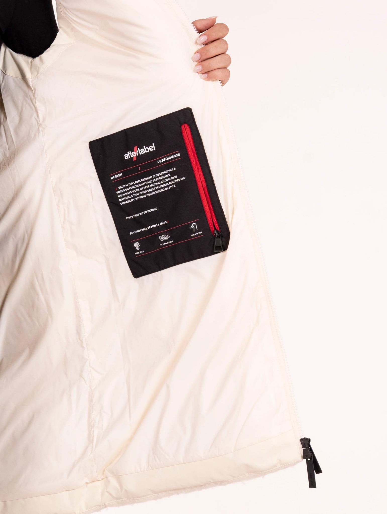 Gilet Cortina After Label Bianco CORTINAJQ506010 After Label