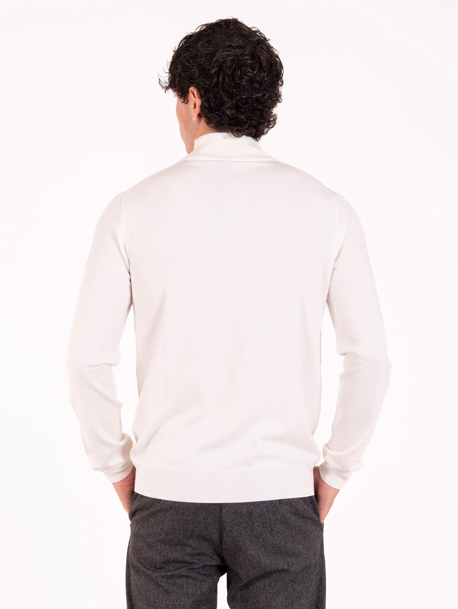 Lupetto Zanieri in Lana Merycash Bianco CG-LPU-21018387 Zanieri