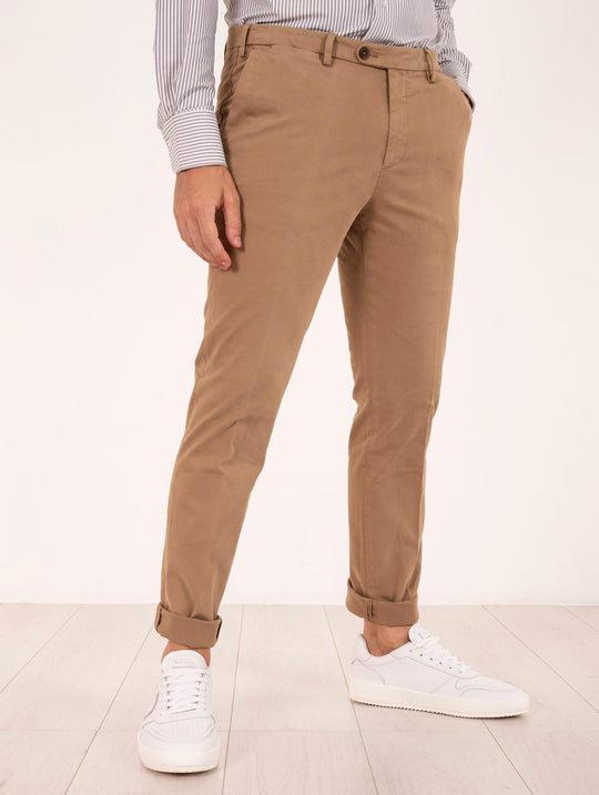 Devorè Pants for Four Stroke in Camel Cotton