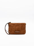 Minibag Nora Pouch von Gianni Chiarini aus Cognac Wildleder