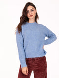Pullover Roy Roger's aus Alpaka Hellblau