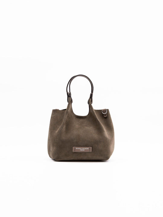 Minibag Dua Gianni Chiarini in Suede Daino
