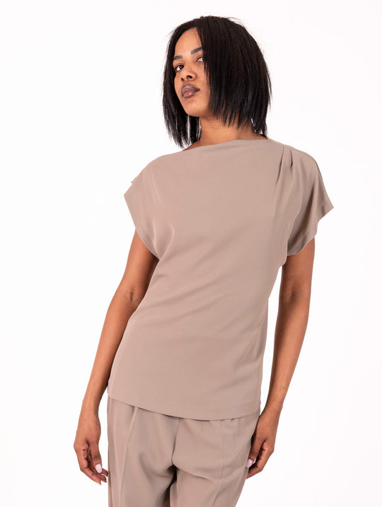 Blusa Asimmetrica Meimeij Moon Rock