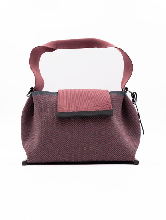 Borsa Fri-yay in Maglia Ciliegia e Grigio