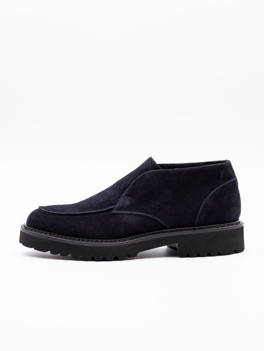Desert Boot Doucal's in Suede Blu