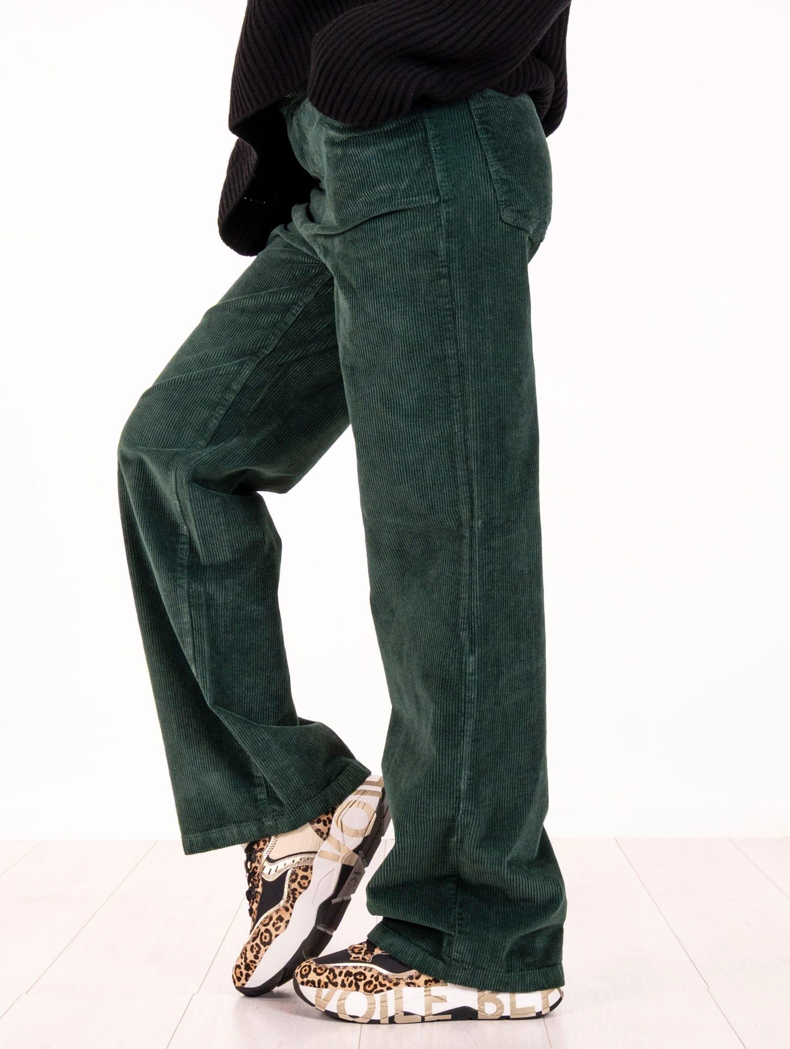 Pantalone Marta Roy Roger's in Velluto Verde Bottiglia RND091P3290112C0188 Roy Roger's