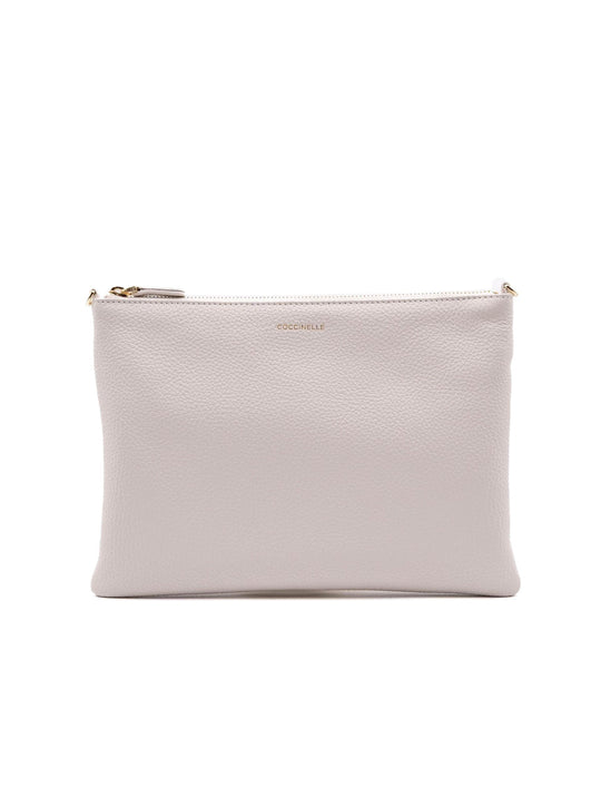 Best Crossbody Pochette Coccinelle aus genarbtem Perlenleder