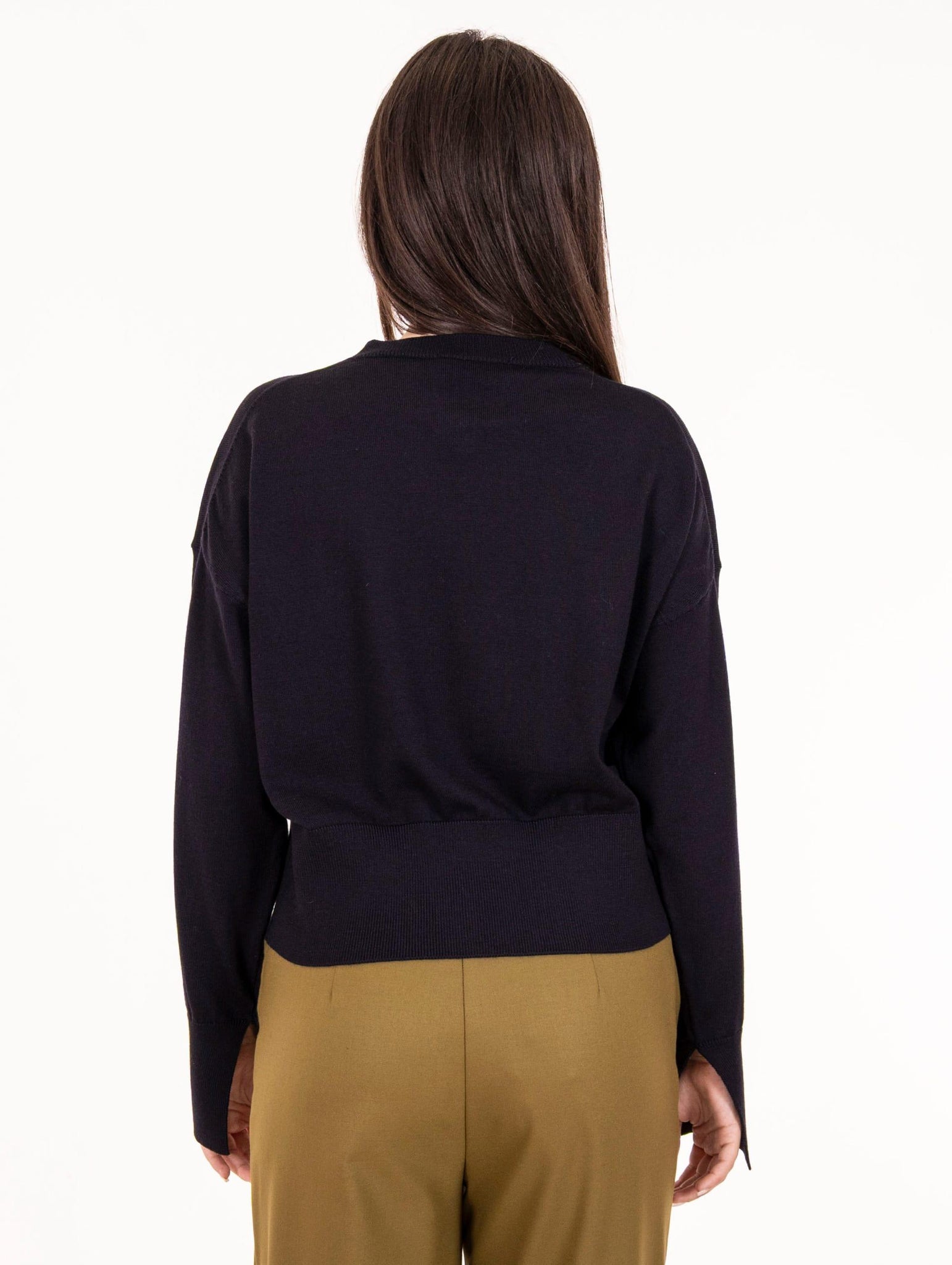 Maglia Daniele Fiesoli in Lana Merinos Extrafine Notte 310223 Daniele Fiesoli