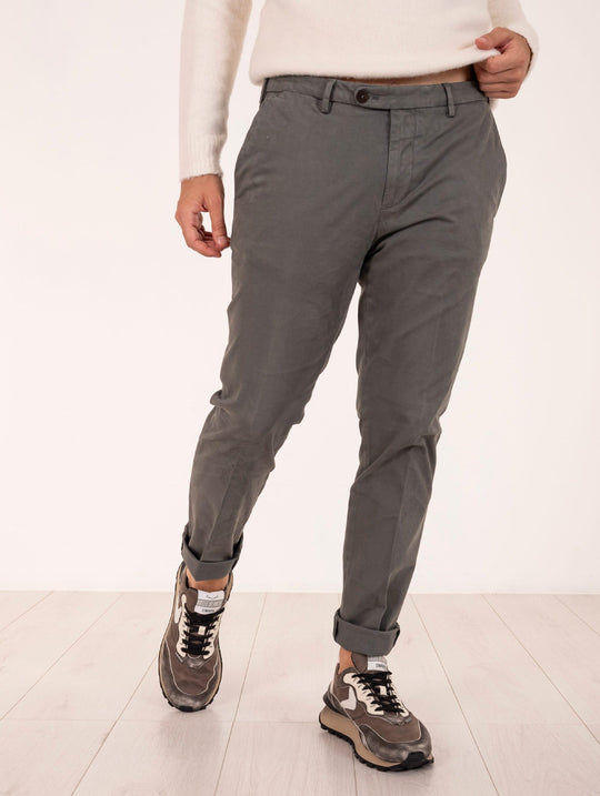 Pantalone Devorè für Four Stroke aus grauer Baumwolle