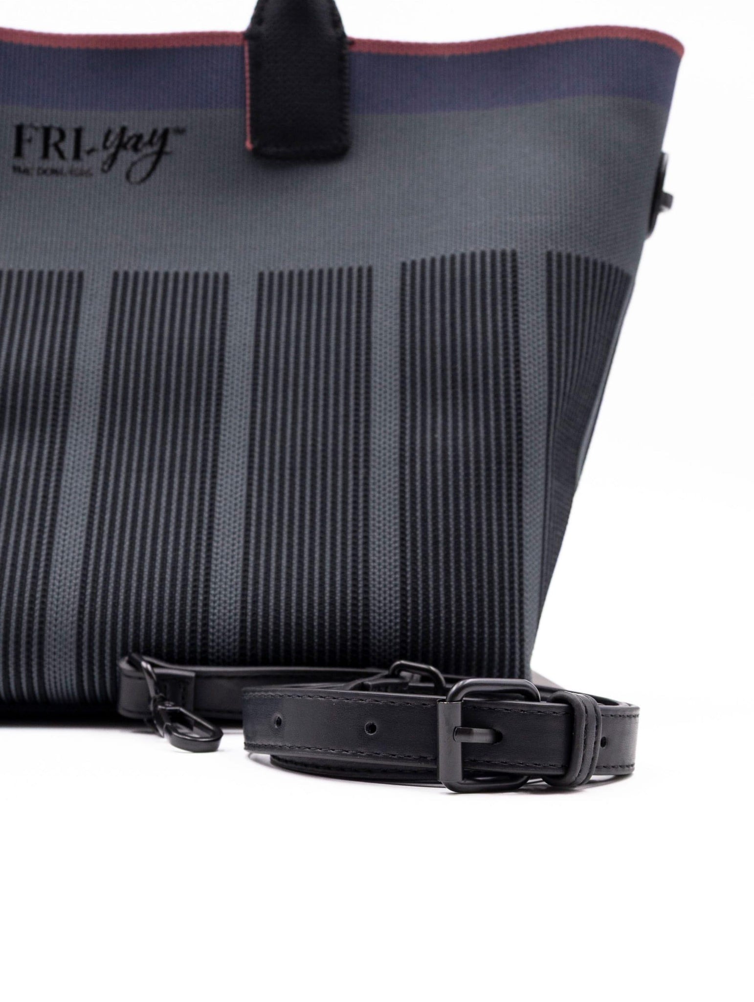 Borsa Marta Fri-yay in Maglia Grigia e Nera FM_1207RIPS Fri-Yay
