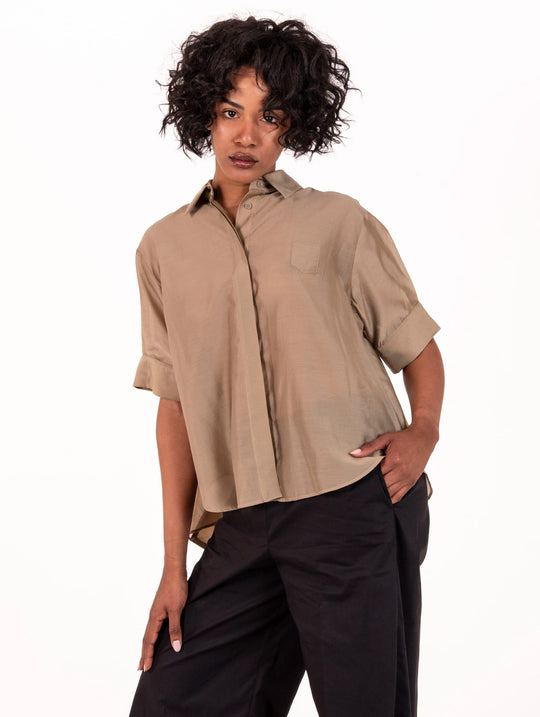 Camicia Meimeij in Lyocell Corda