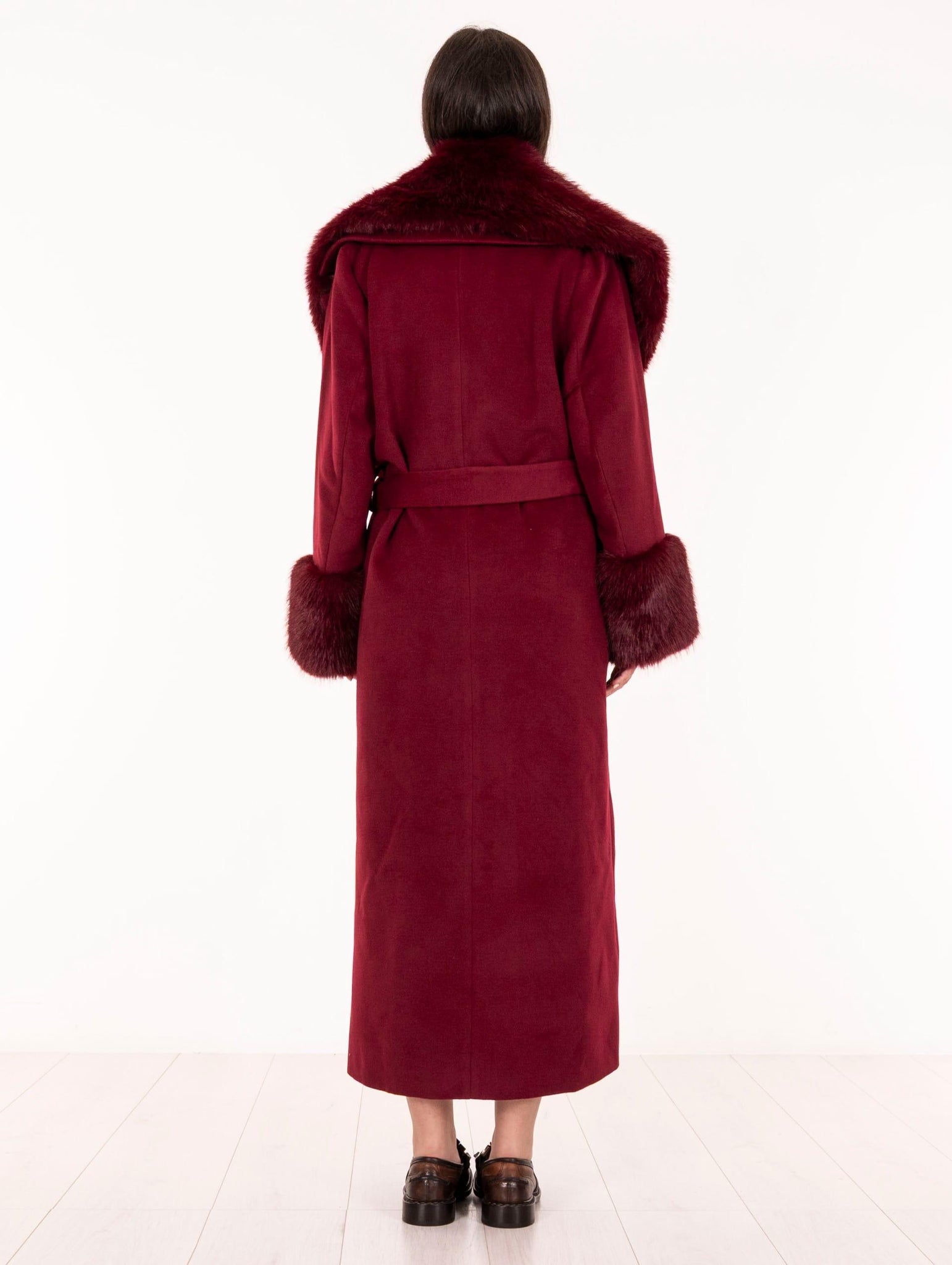 Cappotto No Secret con Cintura Ciliegia 253NS000CILI NoSecrets