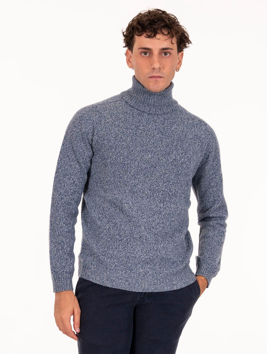 Dolce Vita Zanieri in Wool Cashmere Indigo Melange
