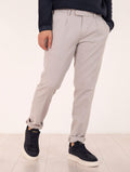 Devorè Trousers in Ice Cotton Piquet