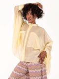 Camicia Over Meimeij in Lyocell Lime