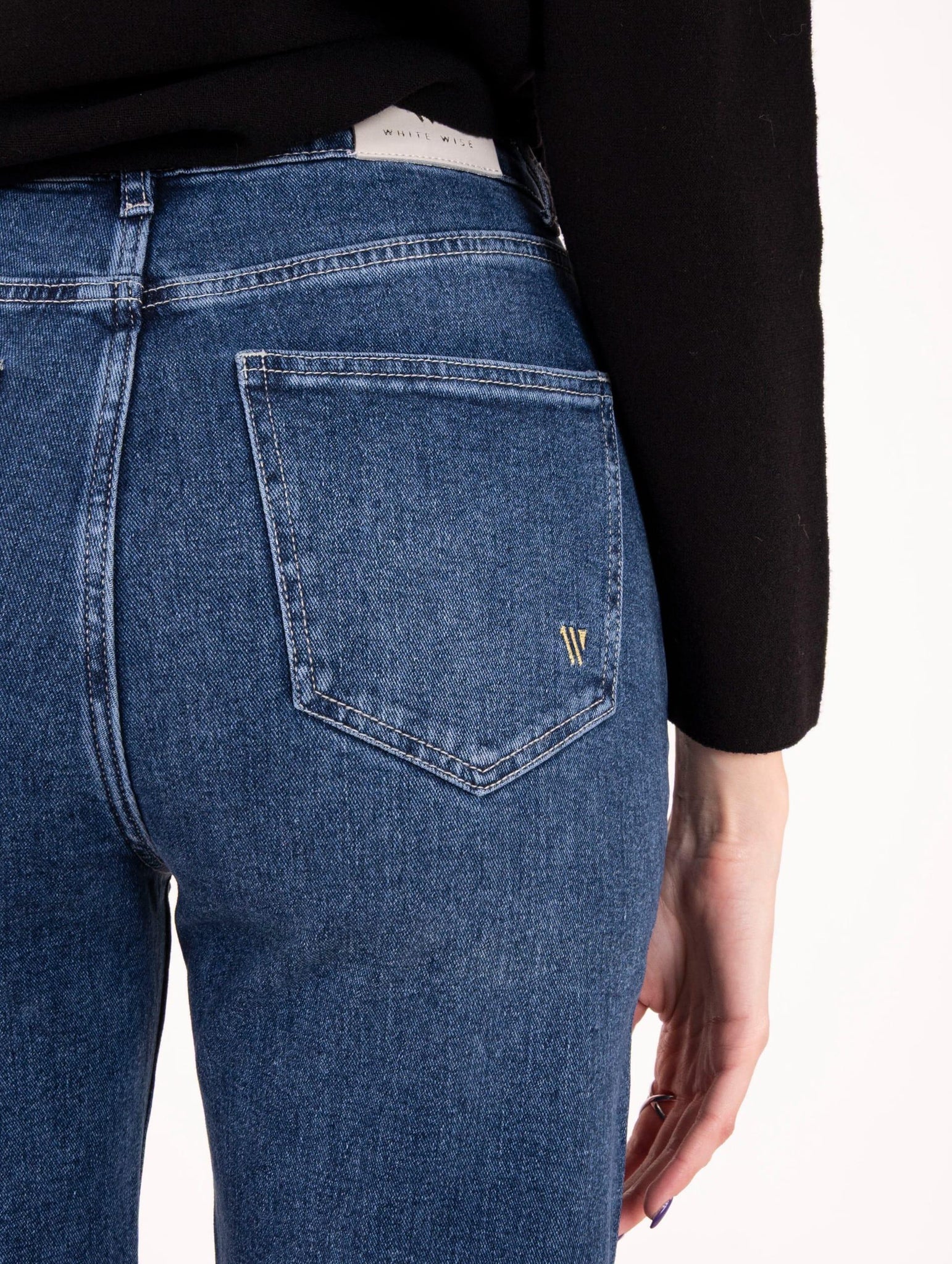 Jeans Jewel White Wise Denim Stretch Blu WW20253106 White Wise