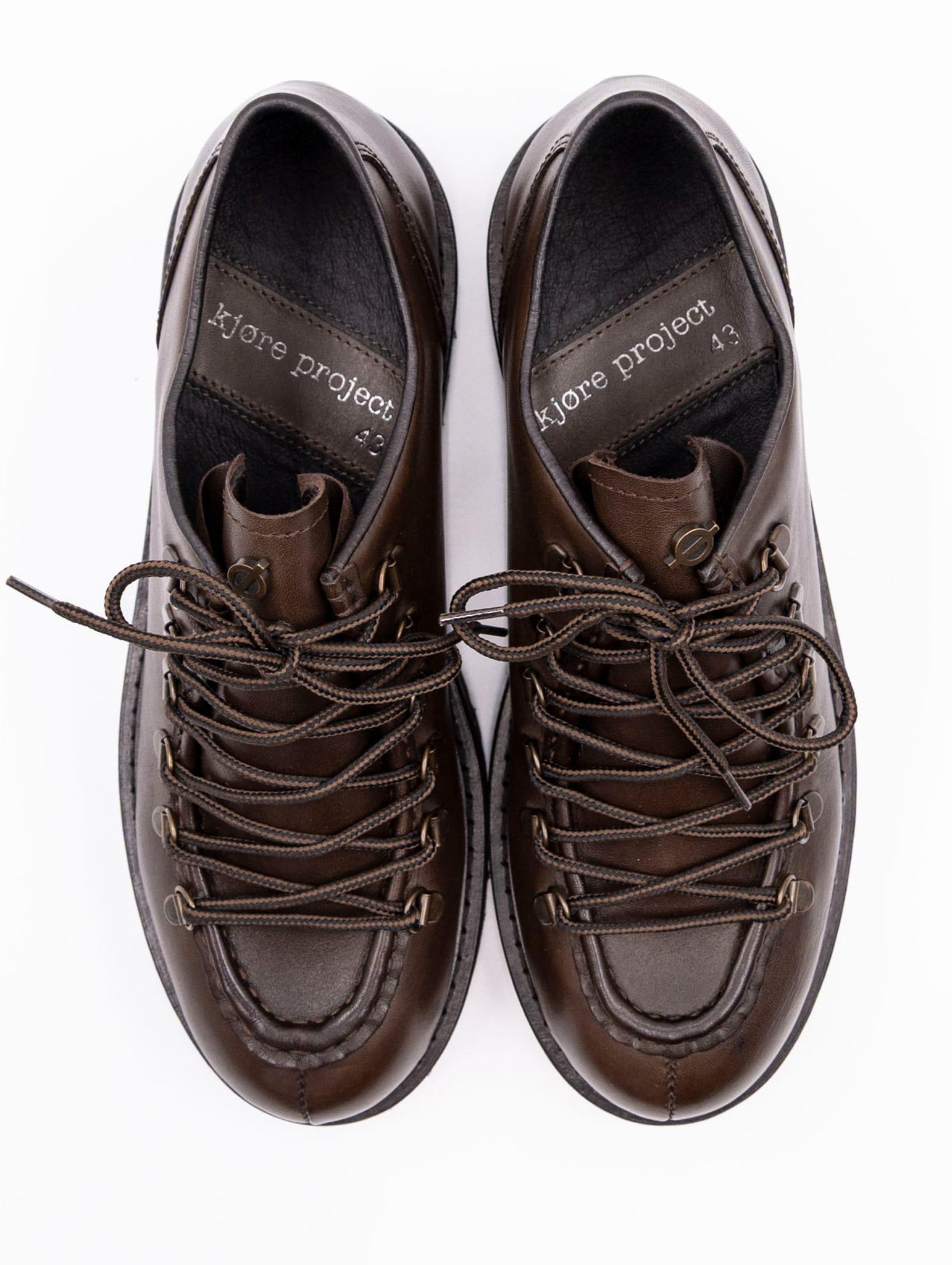 Stringata Merano Calf in Pelle Marrone MERANOCALFBRO Kjore Project