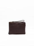 Pochette Alias Coccinelle in Pelle Martellata Testa di Moro