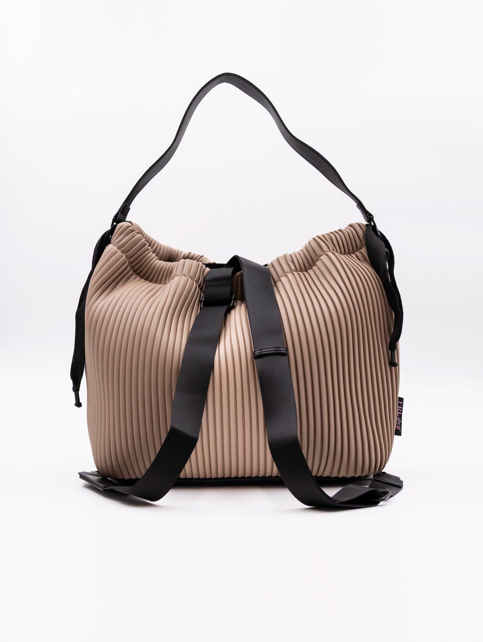 Borsa Zaino Fri-Yay Plissè Beige YU_627PLISSE0,5 Fri-Yay