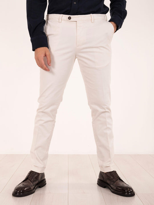 Pantalone Devorè für Four Stroke aus Milch-Baumwolle