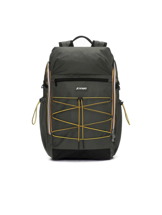 Zaino Monte Livar K-Way in Tessuto Tecnico Verde