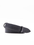 Cintura Nobuckle Orciani in Pelle Dive Grigio