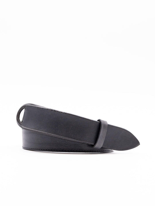 Cintura Nobuckle Orciani in Pelle Dive Grigio