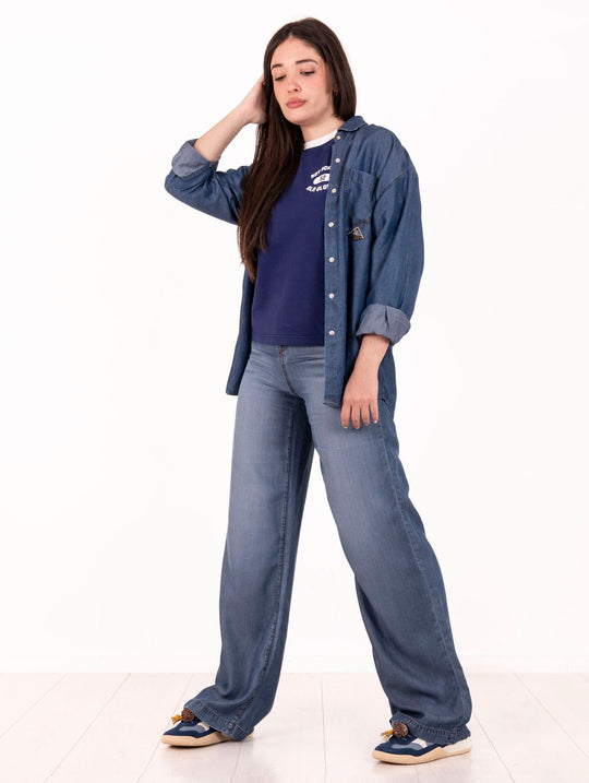 Camicia Danielle Roy Roger's in Lyocell Denim