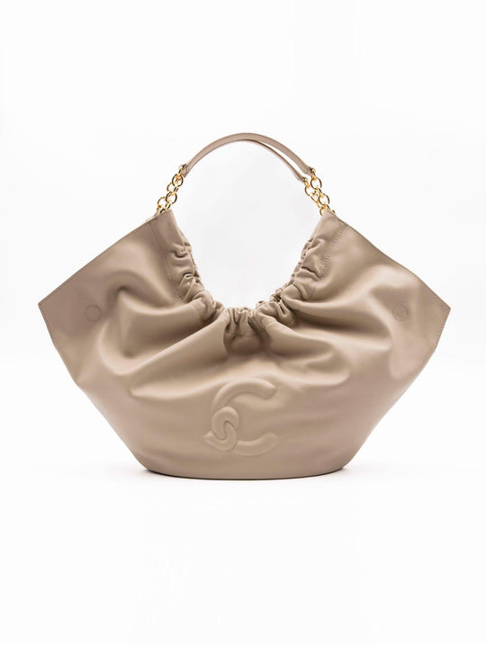 Borsa Smash Medium Coccinelle in Pelle Sabbia