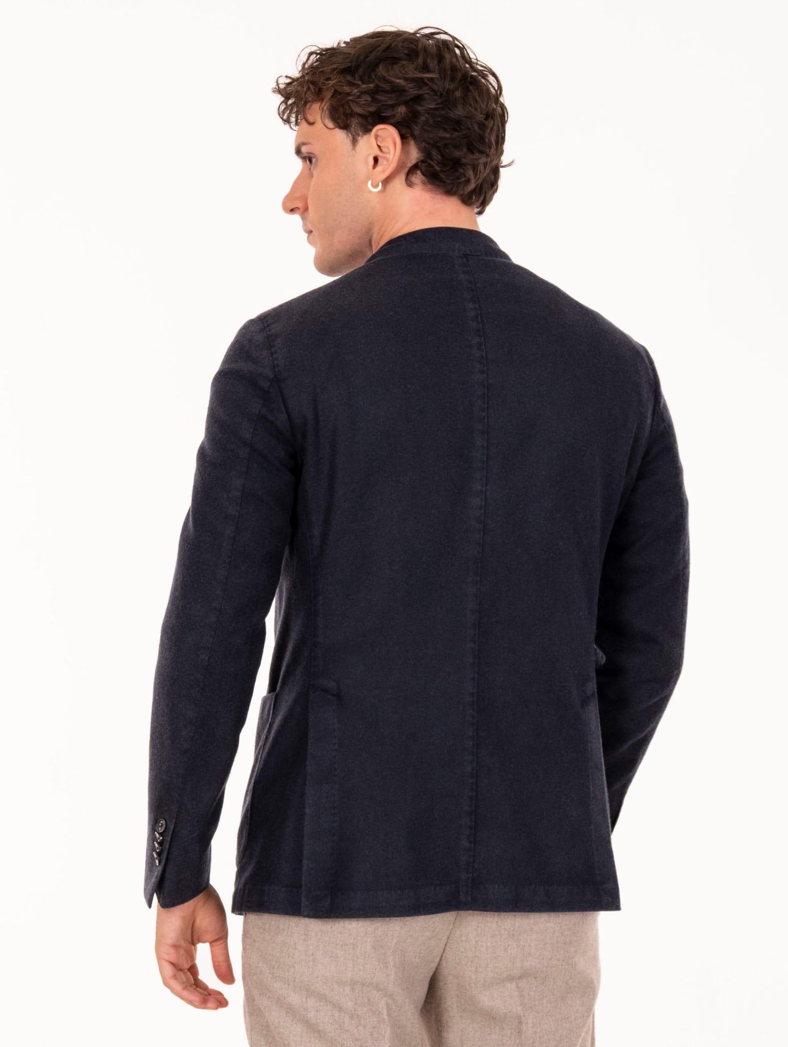 Giacca L.B.M. 1911 in Lana Vergine e Cashmere Blu 28875550607 L.B.M. 1911