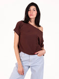 Maglia M/M Barca Alpha Studio in Cotone Cioccolato