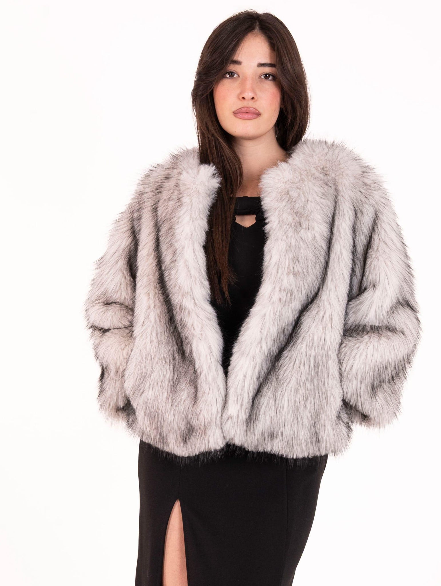 Eco Pelliccia Leon e Loulou Bianca L710ZIBE00050 Leon & Loulou