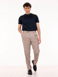 Pantalone Devore in Tecno Wolle Sabbia