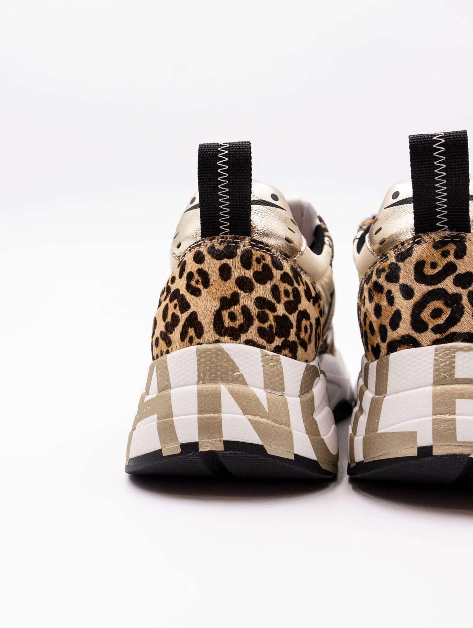 Sneakers Club Leopard Voile Blanche in Tessuto e Nylon CLUB105LEOPARDPLATINUM Voile Blanche