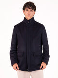 Salta Kired Jacket in Navy Cashmere