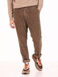 Pantalone Devorà in Velluto a Coste Cappuccino