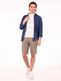 Camicia Roy Roger's Pierce in Lino Blu