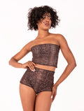 Fascia e Coulotte LeTube in Lycra Fantasia Pitone