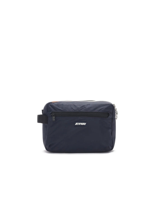 K-Way Travel Beauty Case in Blue Technical Fabric