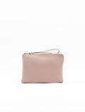 Pochette Alias Coccinelle in Pelle Martellata Rosa