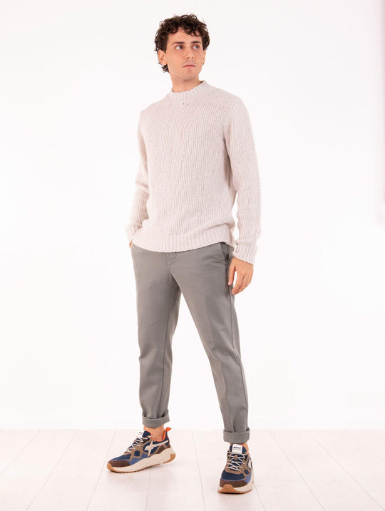 Pantalone Sasa AT.P.CO. in Cotone Piquet Grigio