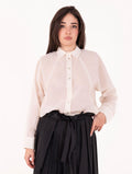 Camicia Alpha Studio in Cotone Vaniglia
