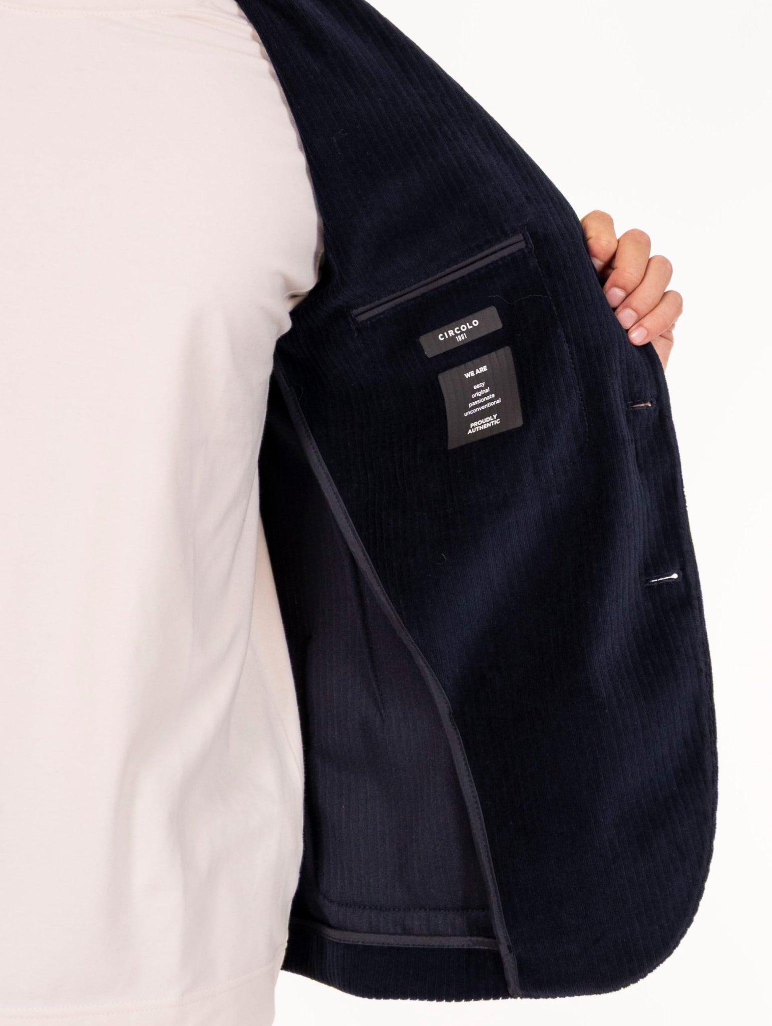 Giacca Circolo 1901 in Velluto a Coste Navy CN4961G0007 Circolo 1901